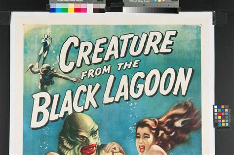 ORIGINAL MOVIE POSTER 1956 "Creature From The Black Lagoon" LARGE 1 SHT ...