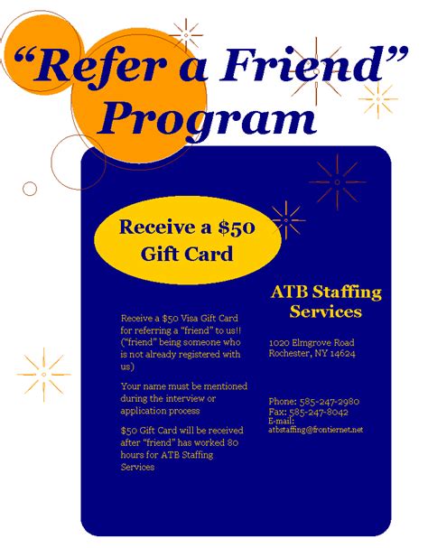 Free Refer A Friend Flyer Template - Printable Templates