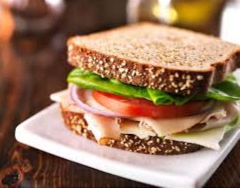 Turkey and Cheese Sandwich Visual Recipe