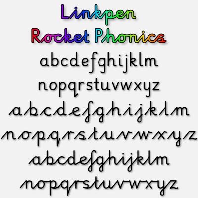 Linkpen Rocket Phonics : Linkpen Handwriting Fonts