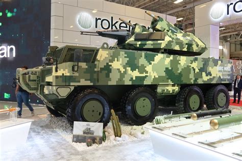 IDEF 2023 - Roketsan unveils its Burç mobile air defence gun-missile system - EDR Magazine