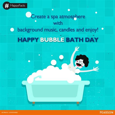 8th Jan every year is celebrated as Bubble Bath day. Bubble Bath Day ...