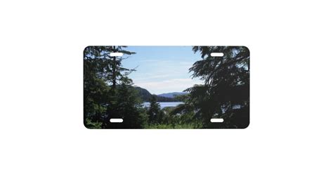 Alaskan Landscape Beautiful Alaska Photography License Plate | Zazzle