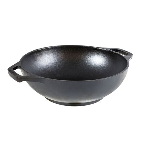 Lodge L9MW 9" Cast Iron Mini Wok w/ Handles