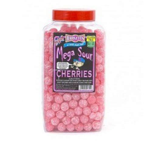 Barnetts Mega Sour Cherries | British Candy