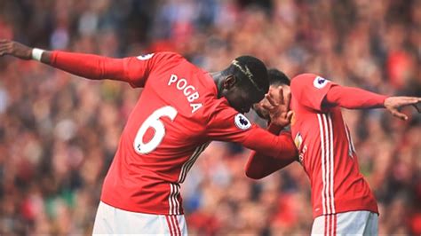 Paul Pogba - All Manchester United Dabs - 2016/17 - YouTube