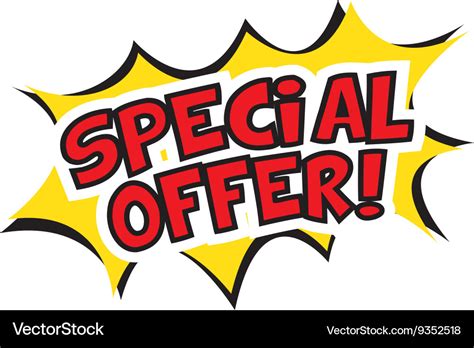 Special offer banner design Royalty Free Vector Image