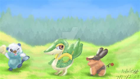 Pokemon gen 5 starters by qilinpokemon on DeviantArt