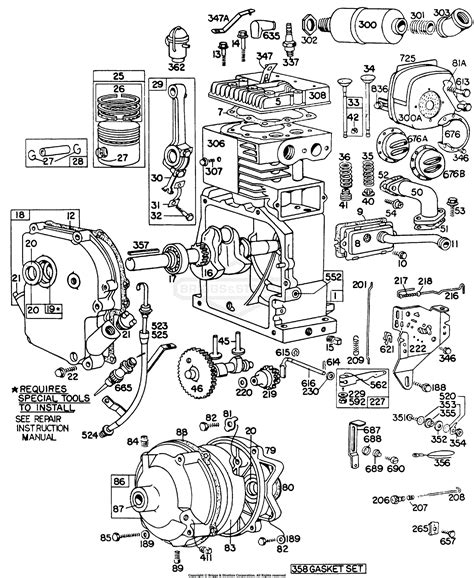 Briggs and Stratton 190402-0193-99 Parts Diagram for Cyl,Crankcase ...