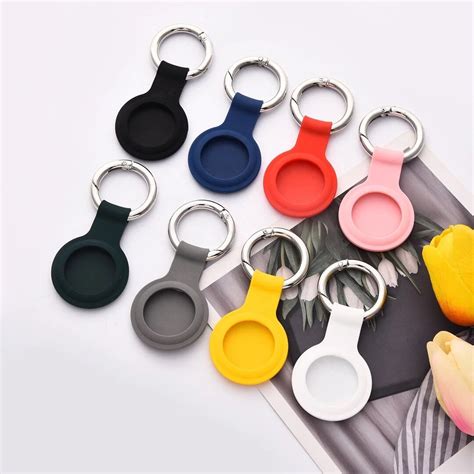 Airtag Holder Airtag Keychain Apple Airtag Silicone Case - Etsy