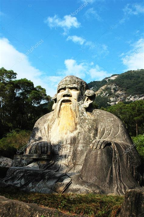 Giant statue of Laozi — Stock Photo © bbbbar #5054367