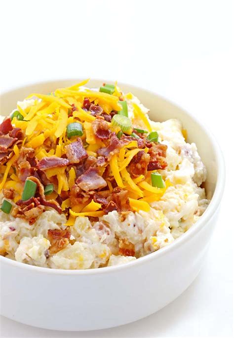 Loaded Baked Potato Salad - Cakescottage