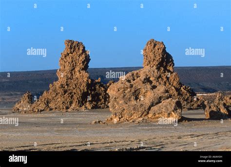 Lac Abbe (Abbe Lake), Djibouti, Africa Stock Photo - Alamy