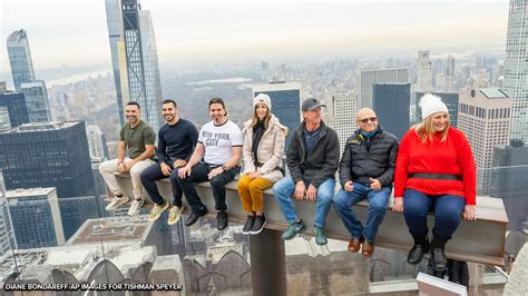 Rockefeller Center's 'The Beam' ride soars visitors 800 feet above NYC, recreates iconic 1932 ...