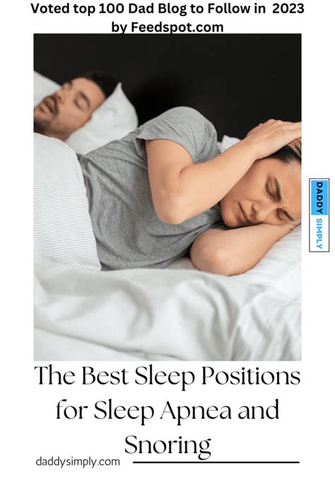 The Best Sleep Positions for Sleep Apnea and Snoring - Daddy Simply