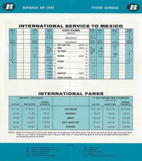 Airline Timetables, Vintage Flight Brochures, Aviation Memorabilia