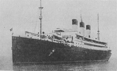 an old photo of a large ship in the water