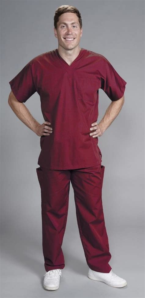 #2 Unisex Solid Scrub Top- traditional fabric -Regular, Tall and Plus ...