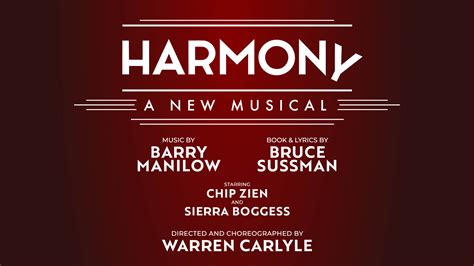 Harmony: A New Musical • TKTS Now On Sale! • Barry Manilow