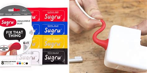 Sugru Moldable Glue multi-color 8 pack for $13 (Reg. $22) - 9to5Toys