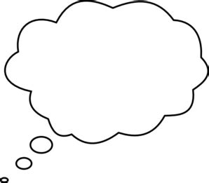 Person thinking with thought bubble free clipart – Clipartix