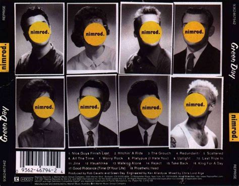 A2 Media Blog: Green Day - Nimrod (Digipak Research)