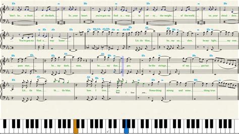 Jacob Collier, Brandie Carlile — Little Blue (Piano Sheet Music) - YouTube