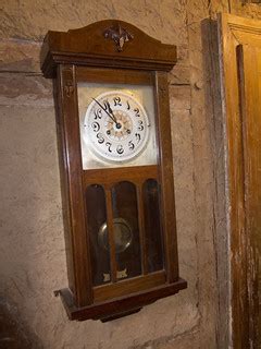 Antique wall clock | Old Berlin glass factory 2013 | Thomas Quine | Flickr