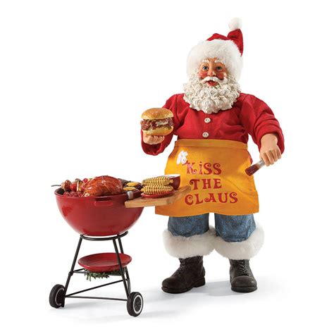 Kiss The Claus - Santa BBQ by Possible Dreams | santas.com