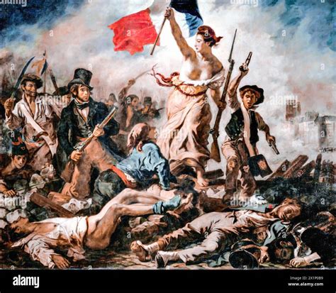 Liberty Leading the People, 28 July 1830, c.1830-31 (Painting) by Artist Delacroix, Ferdinand ...