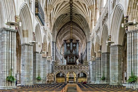 Exeter Cathedral: the Nave | Exeter cathedral, Cathedral, Exeter