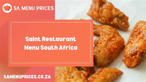 Wiesenhof Menu South Africa - South Africa Menu Prices