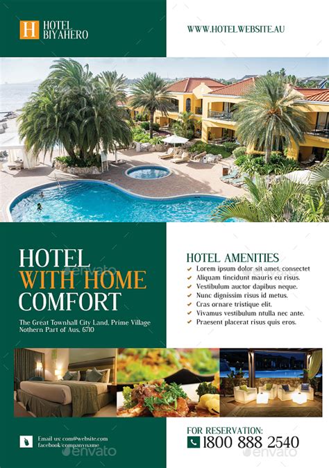 Hotel Promotional Flyer | Hotel brochure, Hotel marketing design, Hotel