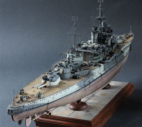 Academy 1/350 HMS Warspite by Julian Seddon | Model ships, Model warships, Warship model