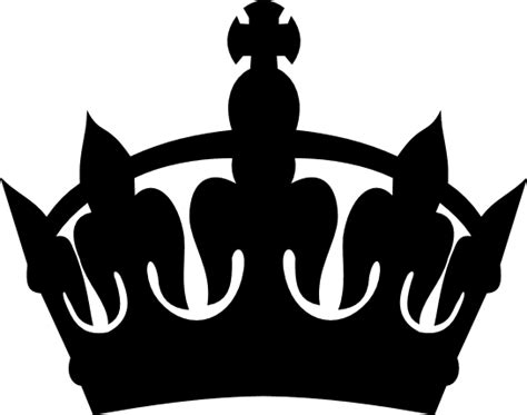 king crown silhouette free svg file clipart - SVG Heart