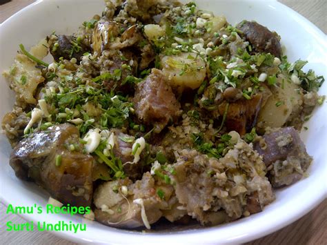 AMU'S RECIPES: Surti Undhiyu