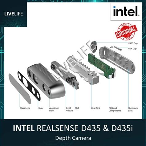 Jual INTEL RealSense D435 & D435i - Depth Camera / Kamera Kedalaman Drone | Shopee Indonesia