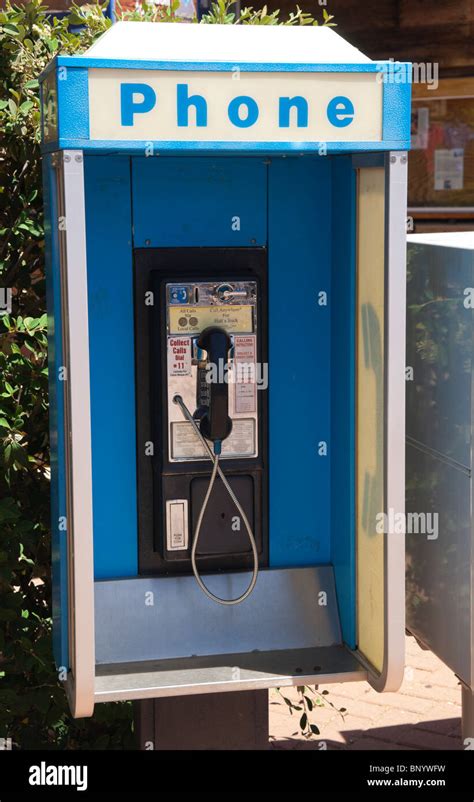 Sedona, Arizona - US pay phone booth Stock Photo: 30730893 - Alamy