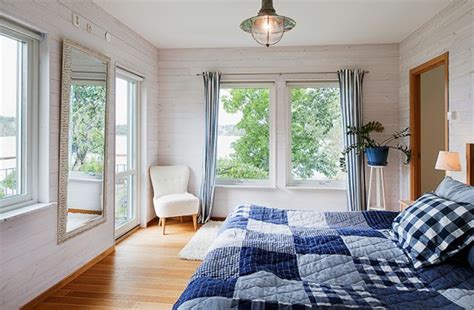 Sweden Lakeside Villa with Contemporary Design and Cottage - Bedroom ...