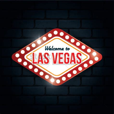 Welcome To Las Vegas Sign Template