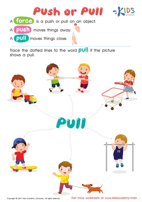 Push And Pull Images For Kids