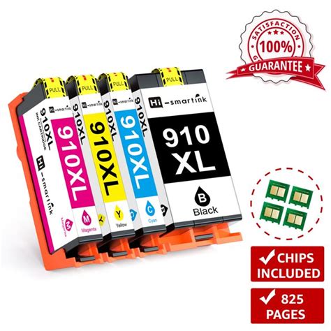 910XL Ink Cartridges for HP Printers Replacement for HP 910 Ink 910XL ...