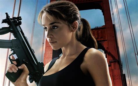 Emilia Clarke as Sarah Connor in Terminator Genisys 2015 #EmiliaClarke ...