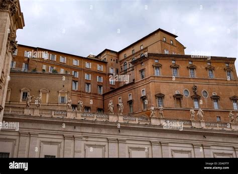 Palazzo Apostolico - Pope Residence in Vatican City Stock Photo - Alamy