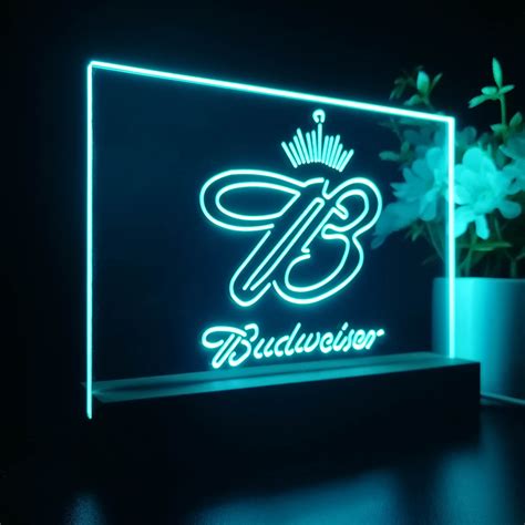 Budweiser Crown King Neon Pub Bar Sign LED Lamp | PRO LED SIGN