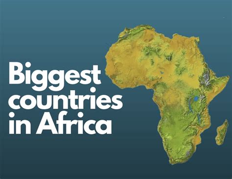 Largest Countries in West Africa by Area - TalkAfricana