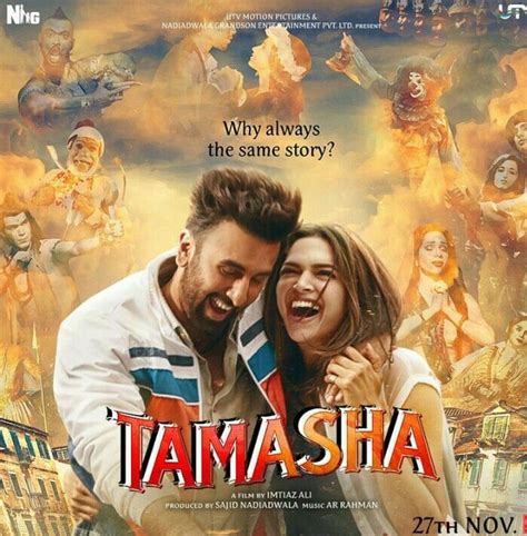 Tamasha poster 😍 | Tamasha movie, Hindi movies, Bollywood movie