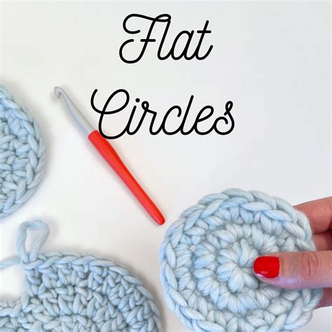 How to Crochet a Flat Circle - Yarndrasil - Crochet Tutorial