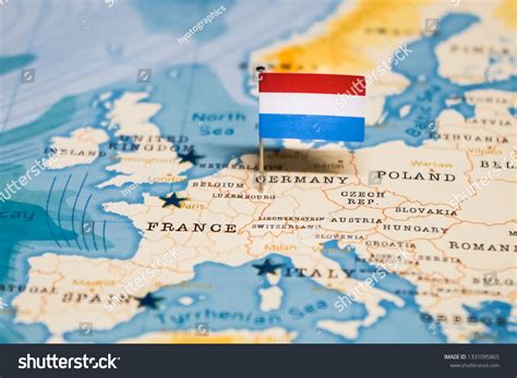 Flag Luxembourg World Map Stock Photo 1331095865 | Shutterstock