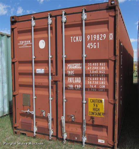 2003 Triton HC40/03B shipping container in Fort Pierre, SD | Item K3900 sold | Purple Wave